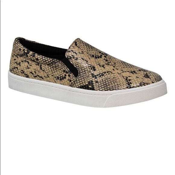 Soda Python Print Slip On Sneakers - Picture 2 of 3
